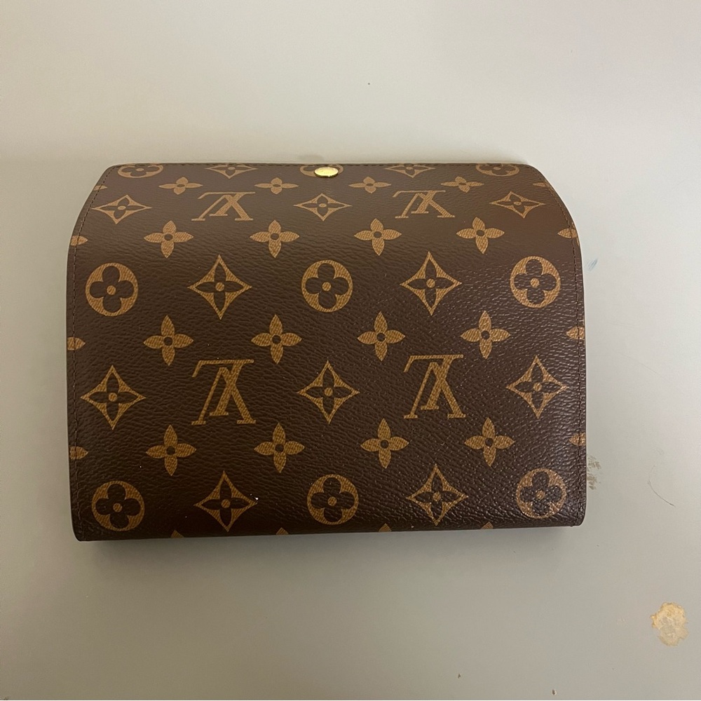 Louis Vuitton Dark Brown Monogram Clutch - Picture 4 of 5